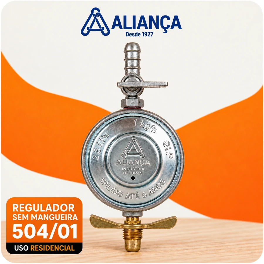 Regulador sem mangueira Aliança 504/01